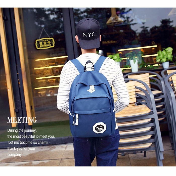 Balo Nam Hàn Quốc LAZA BL368 - Chính Hãng Phân Phối