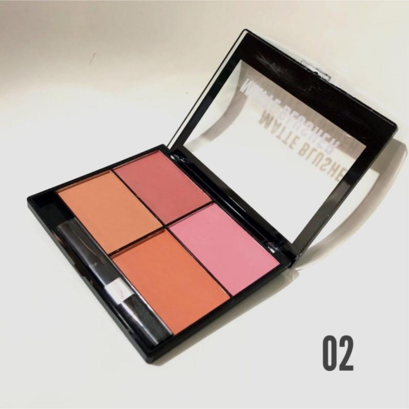 Hộp 4 ô má hồng HUDA Beauty siêu mịn NO.HU-011