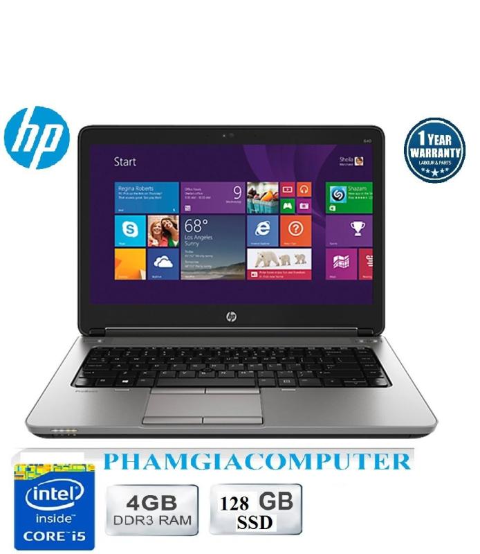 LAPTOP HP Probook 640 G1 Core i5 4300M 4G/128G SSD (Đen nhung)-Hàng nhập khẩu-Tặng Balo, chuột Wireless