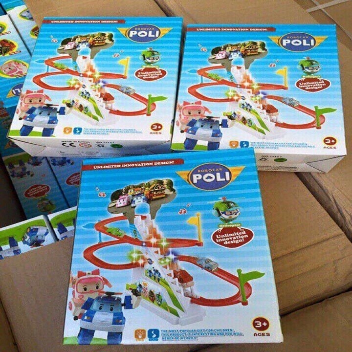 Bộ đồ chơi đường đua Poli cho bé 2