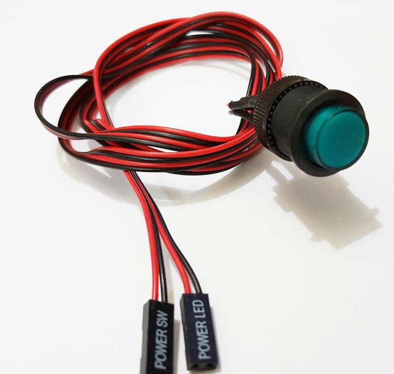 Nút nguồn power có đèn LED dành cho phòng net game