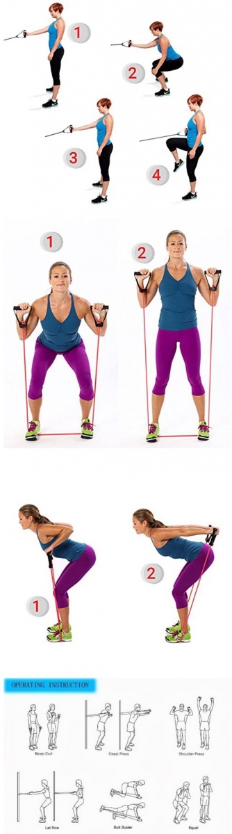 B&agrave;i tập với d&acirc;y k&eacute;o đ&agrave;n hồi Pseudois 20LB