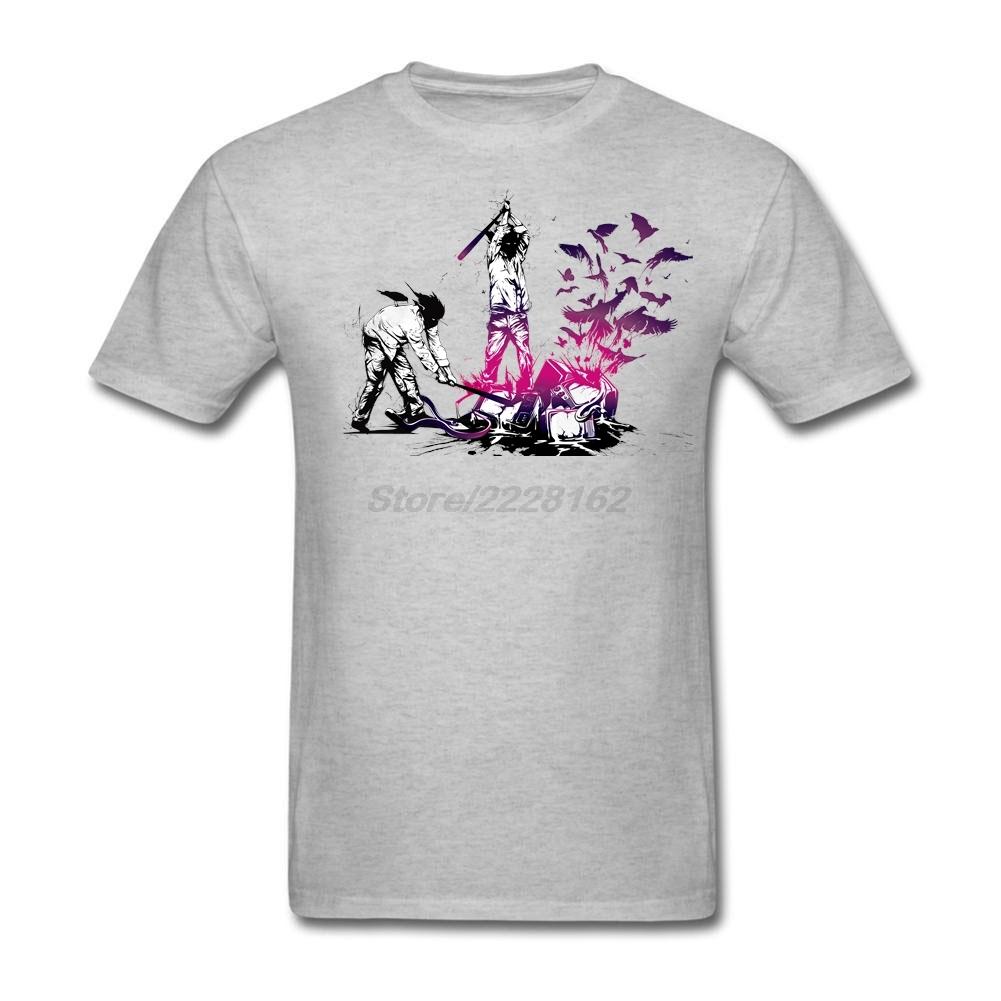 Sasing HP TDG Pria Dewasa Dijual Tee Shirt Hidup Mulai Sekarang Terkenal Pria Columbus Hari Hadiah Kaos Kaos O-neck Toko Online -Intl