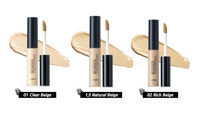 Kem che khuyết điểm siêu đỉnh The Saem Cover Perfection Tip Concealer SPF28/PA++