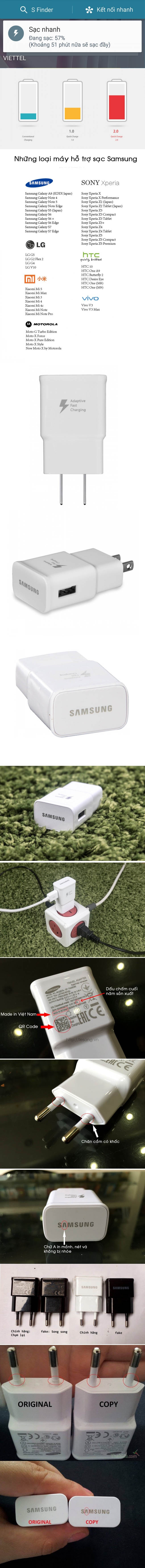 Sạc nhanh Samsung Fast Charge 2.0 chính hãng 100% - 4