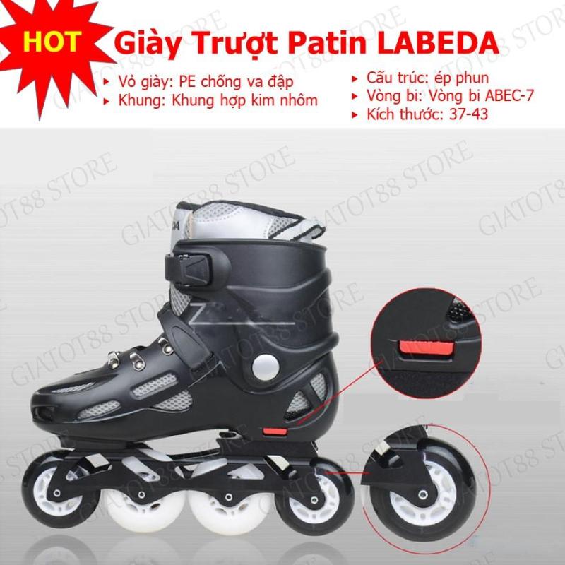 Phân phối Mua Giầy Ở Hà Nội, Giay Truot Patin Danh Cho Chat Luong, Giày Trượt Patin Cao Cấp Labeda 907 Cải Thiện Tốc Độ , Độ Bền , 4 Bánh Chịu Mài Mòn Cao , Có Nhiều Lỗ Thoát Khí Hơn , Đi Thoải Mái Dễ Chịu Bh Uy Tín Tại Giatot88
