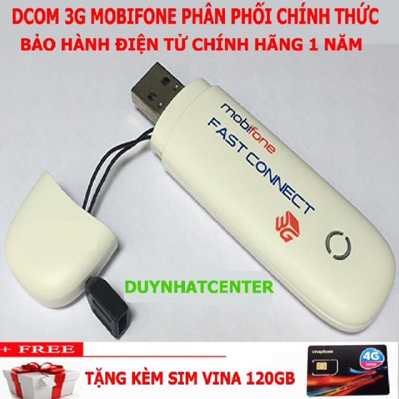 Bảng giá DCOM 3G MOBIFONE CHÍNH HÃNG DÙNG ĐA MẠNG - TẶNG KÈM SIM VINA 120GB Phong Vũ