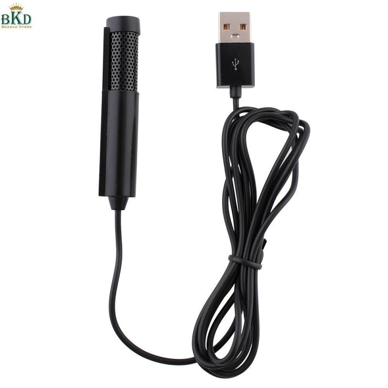 New Black Computer USB 2.0 Condenser Microphone SF-555B Portable 1.5M