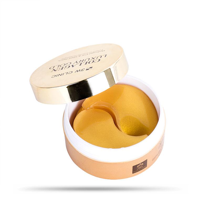 Mặt Nạ Trị Xóa Nhăn Vùng Mắt 3W Clinic Collagen Luxury Gold 90g (60 miếng)