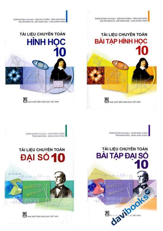 Mua Tài liệu chuyên toán lớp 10 ( Sách + Bài tập ) trọn bộ 4 cuốn