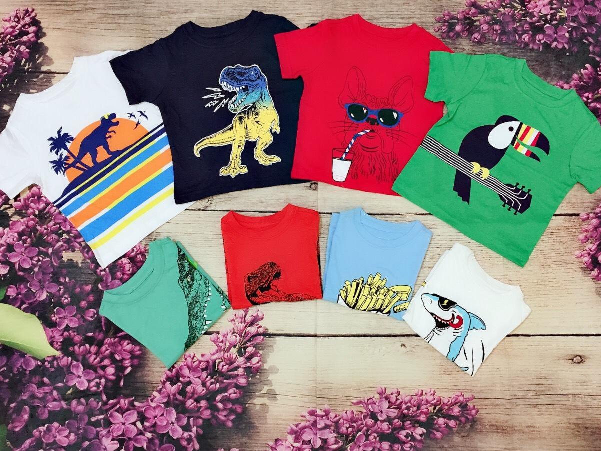 Set 4 áo thun cho bé trai 