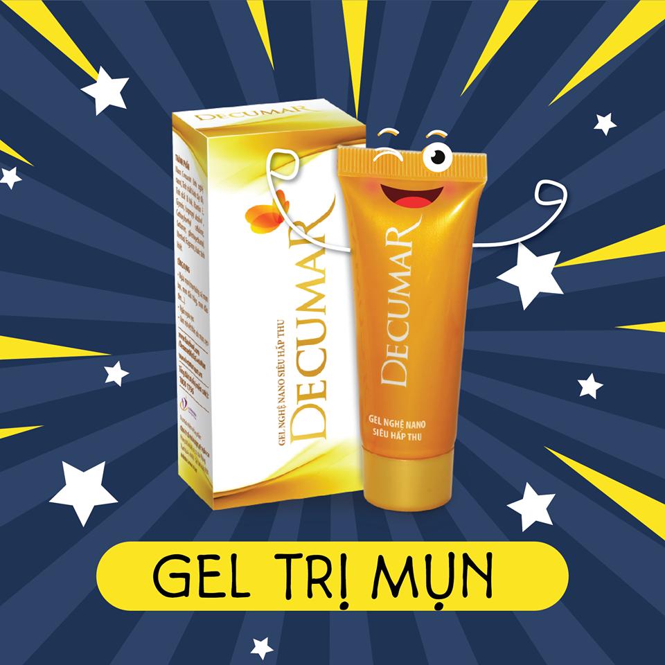 bộ đôi siêu đẳng:sữa rửa mặt DECUMAR CLEAN, kem trị sẹo DECUMAR nhập khẩu