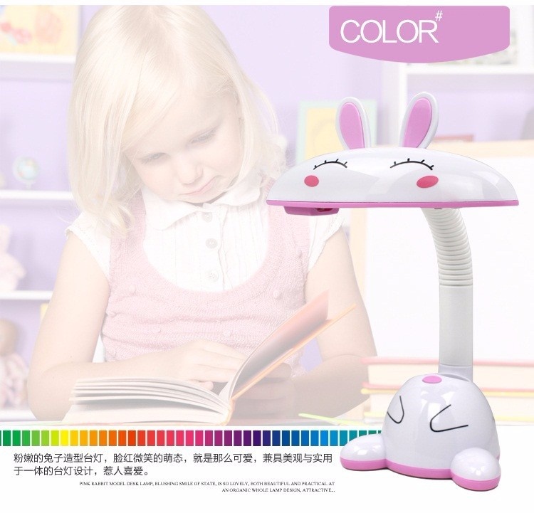 Đèn Học Chống Cận Để Bàn Hình Thú Có Khay Cắm Bút 2