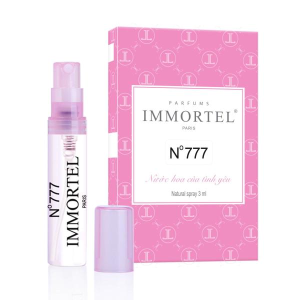 Nước hoa nữ IMMORTEL No777 Eau De Parfum 3ml