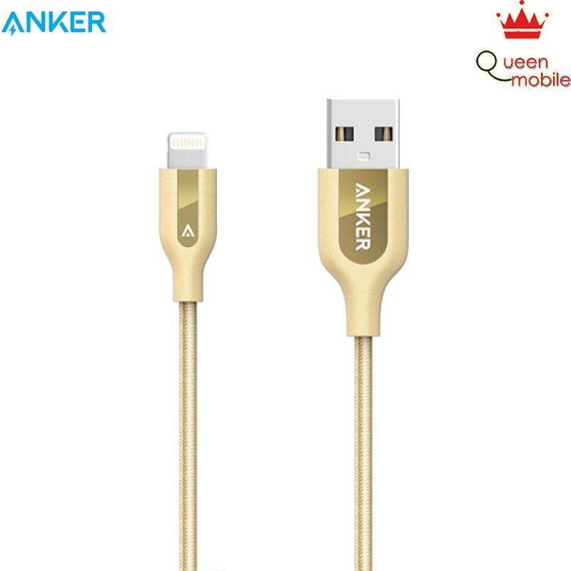 Cáp Sạc Siêu Bền bọc dây kevlar Powerline+ dành cho điện thoại android Micro USB (6ft/1.8m) Golden with Offline Packaging V3 with Pouch [ANKER], Giá tốt: 195.000 ₫