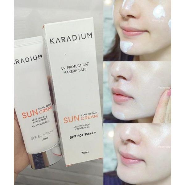 Kem chống nắng Karadium SPF50 70ml - tuýp trắng