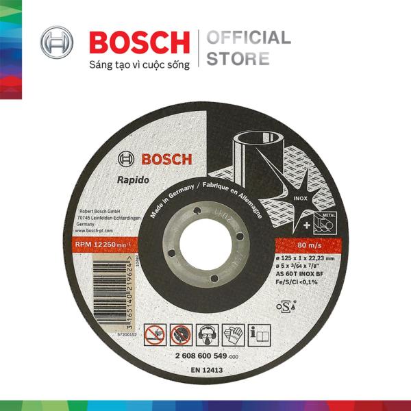 Đá cắt Bosch 125x1x22.2mm (Inox)