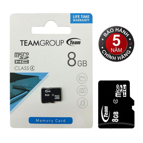 Thẻ nhớ 8GB Team MicroSDHC (Đen) - Hàng phân phối chính thức