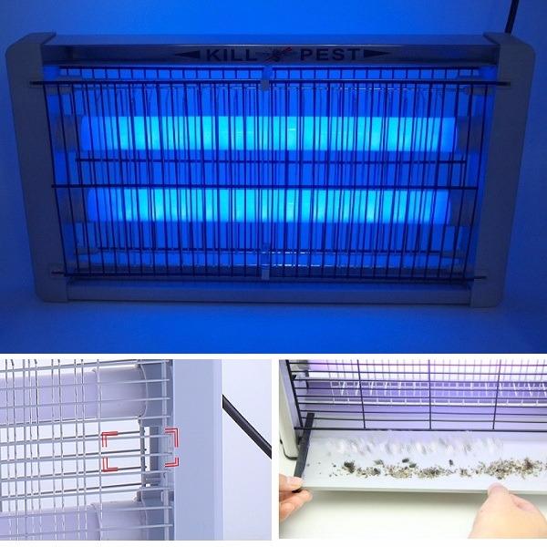 Đèn Bắt Muỗi Tiết Kiệm Điện Kill Pest LED-20W (Bạc) BH329