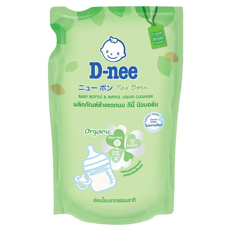 Túi nước rửa bình sữa và rau củ quả Dnee 600ml Thái Lan