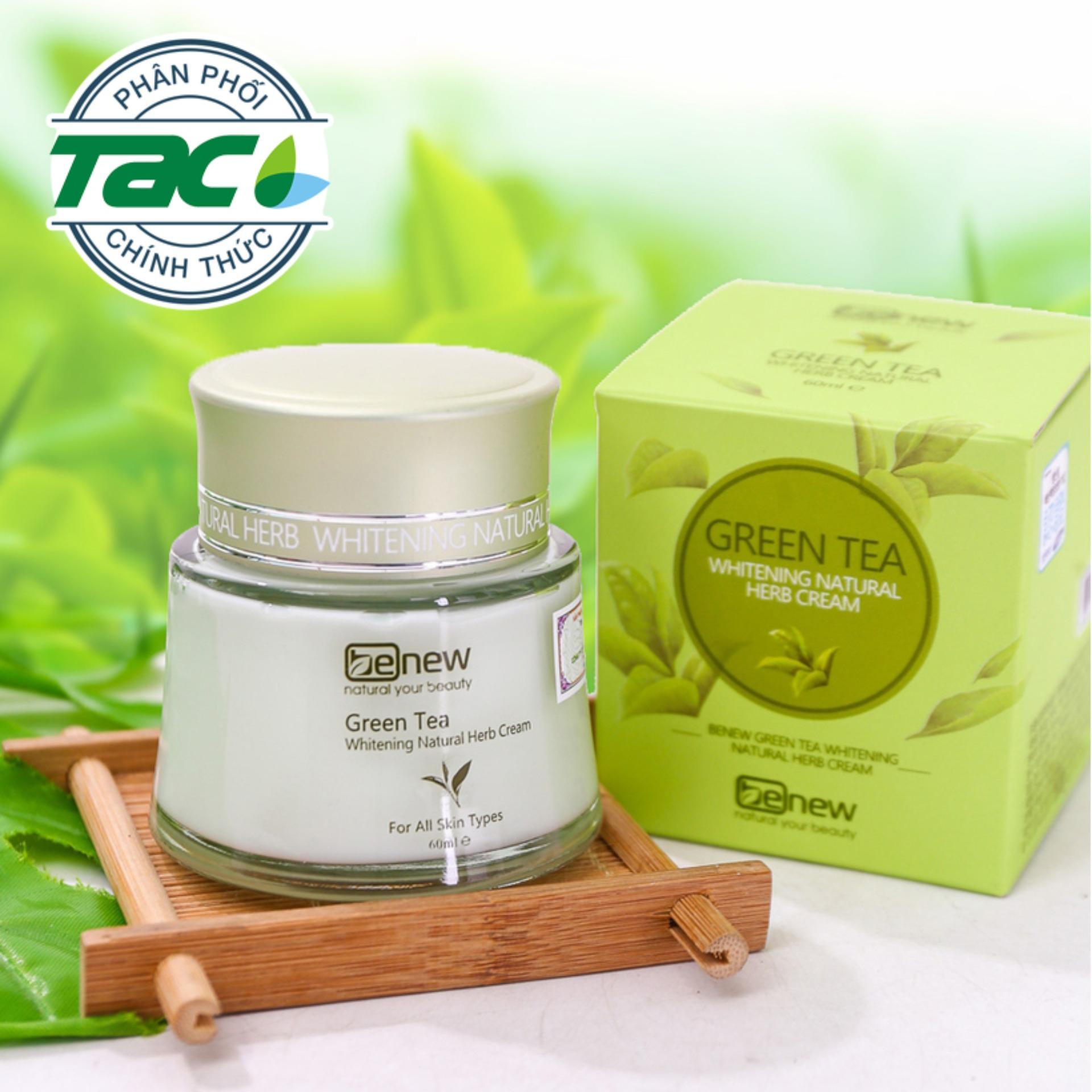 Kem dưỡng da trà xanh Benew Green Tea 60ml