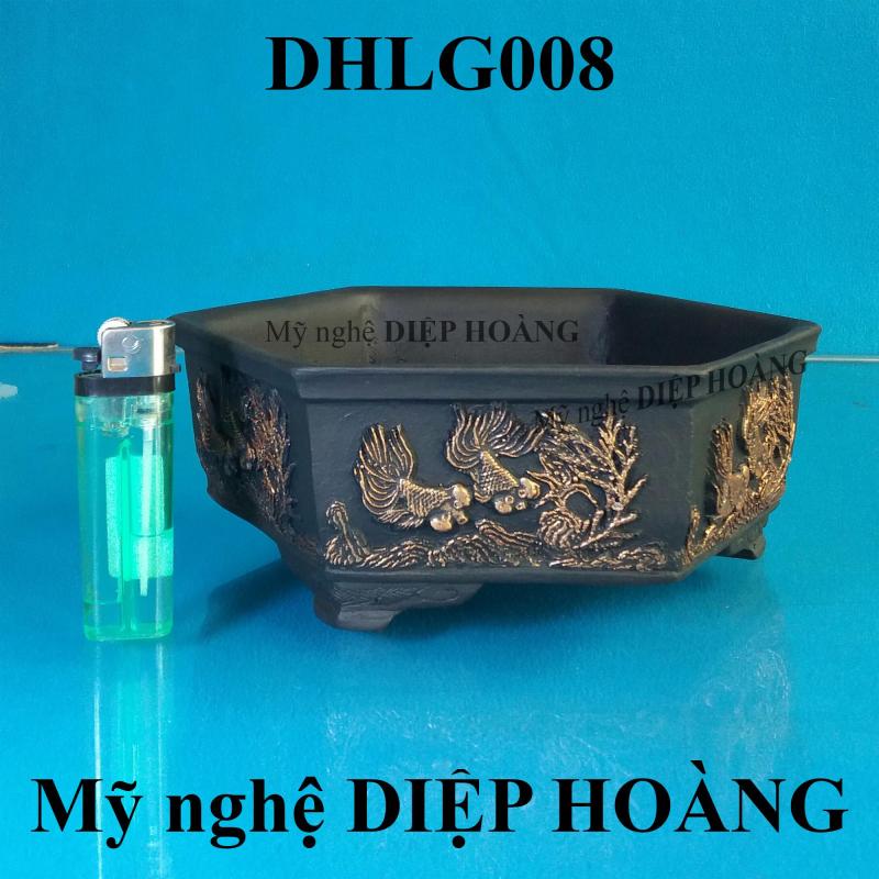 Chậu kiểng DIỆP HOÀNG - DHLG008
