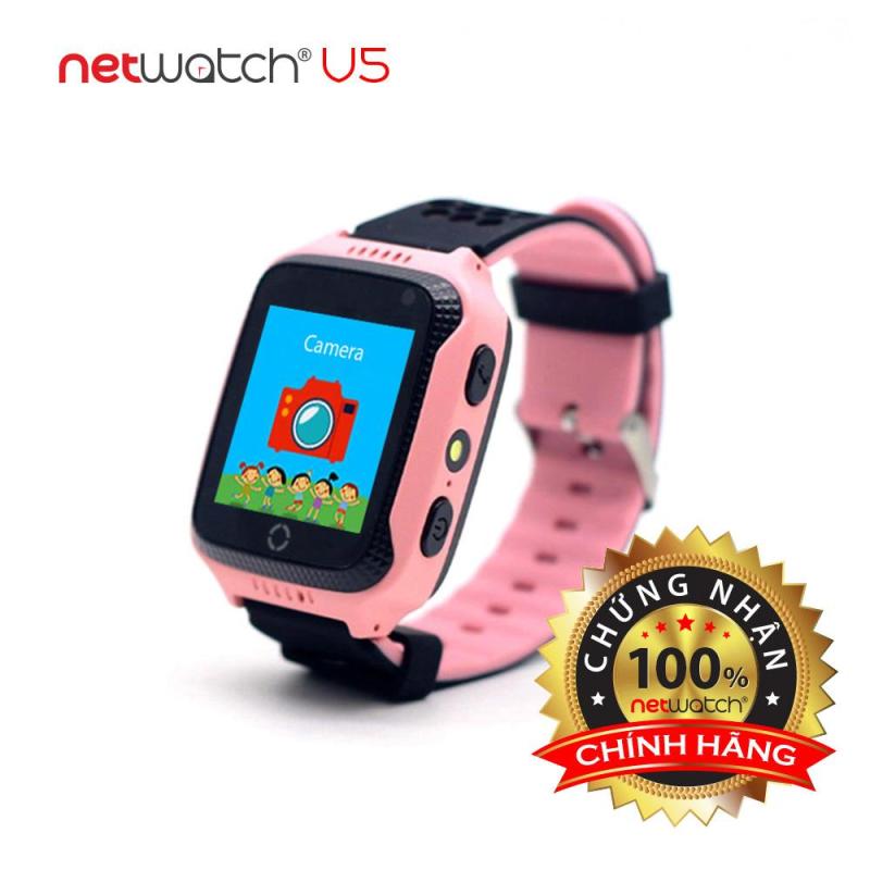 NetWatch® V5 Hồng - Đồng hồ định vị CHÍNH HÃNG - Camera, Màn hình cảm ứng bán chạy