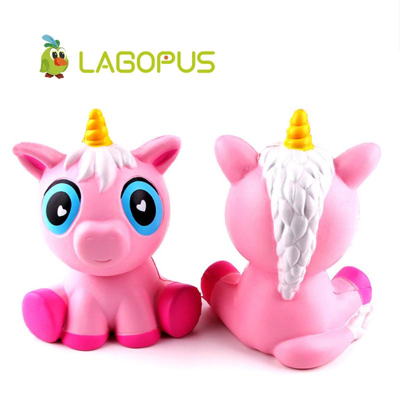 Lagopus Licin Lambat Rising Kawaii Mainan Unicorn untuk Anak-anak Jumbo Licin Lambat Rising Lembut Hewan Squeeze Mainan Licin Jumbo dengan Harga Murah