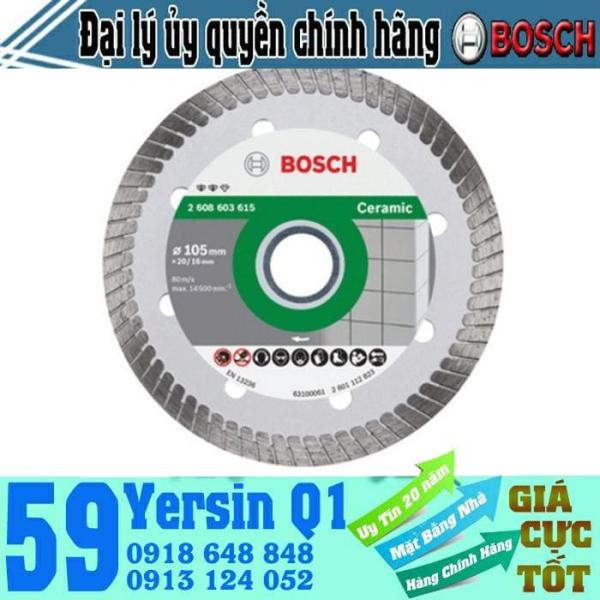 Đĩa cắt đá Ceramic Turbo Bosch 105x20x8.0mm - 2608603615 - 2608603613
