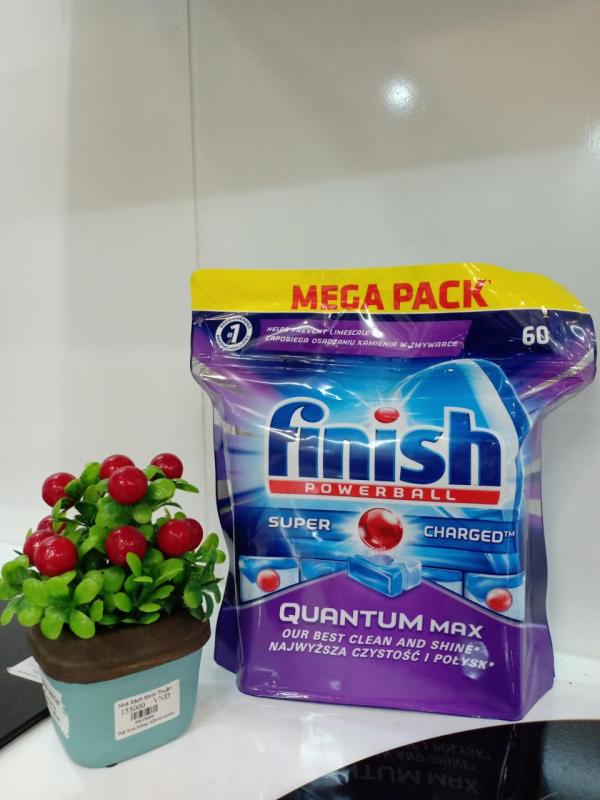 Viên rửa bát Finish super Quantum Max 60 viên nhập khẩu Đức