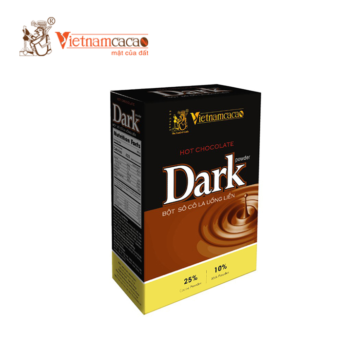 [hcm]bột socola hot cung cấp sắt canxi vitamin tốt cho da và tốt cho sức khỏe - hộp 300g - vinacacao 2