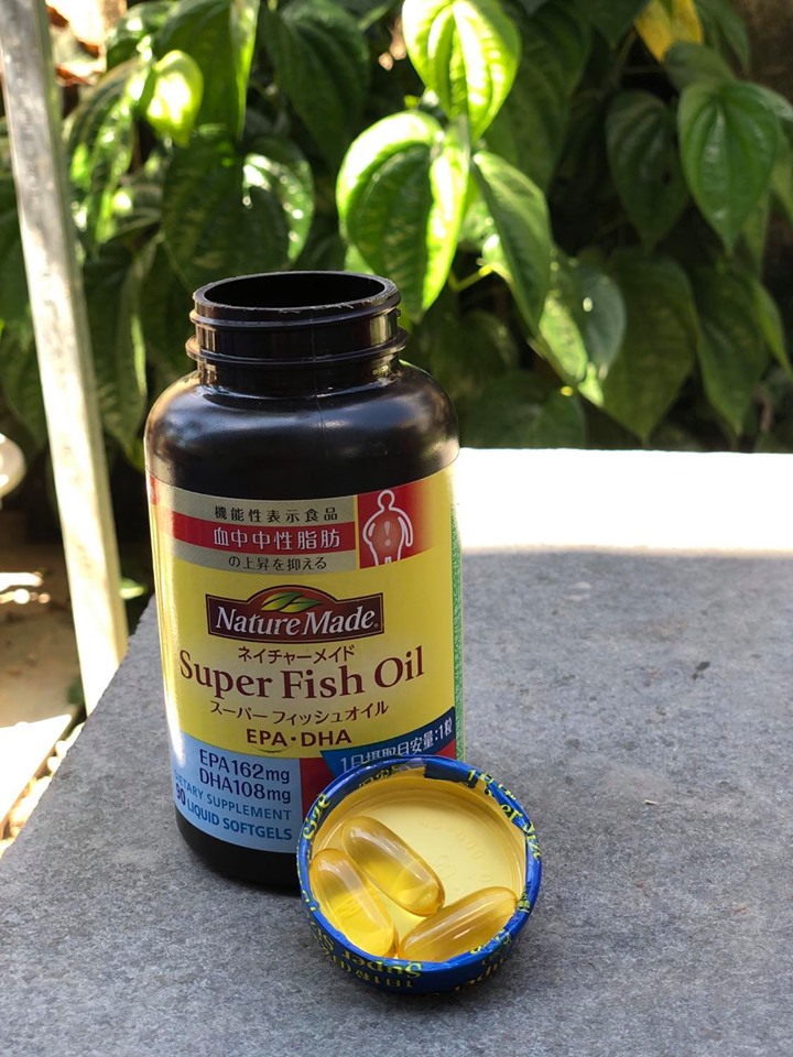 Viên uống Dầu cá Nature Made Super Fish Oil Nhật Bản 90v