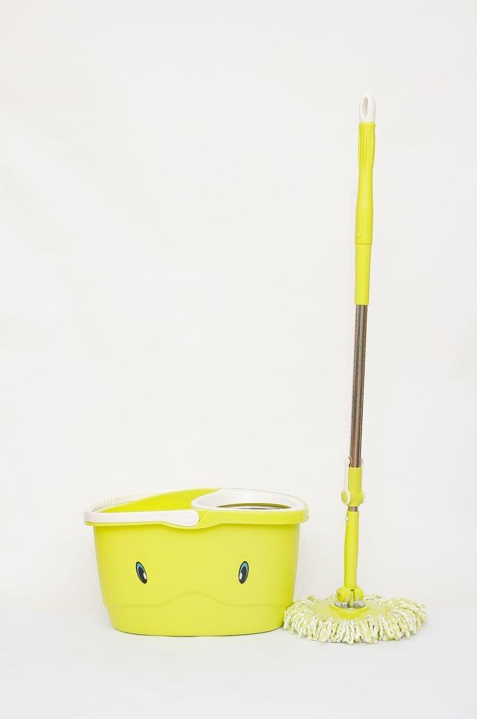 Cây lau nhà đa năng Fuji Mop Nhật Bản - Lồng Inox