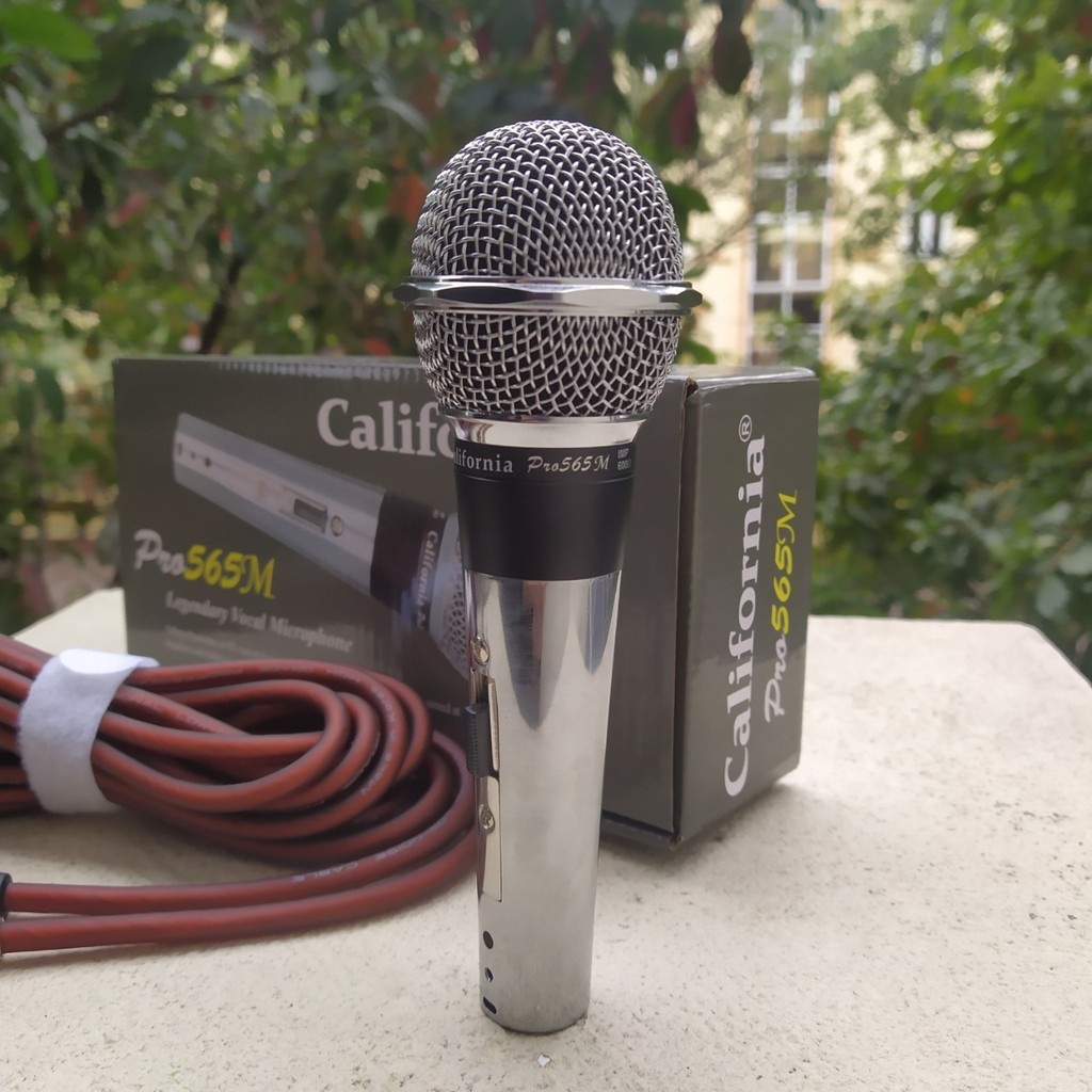 ☸☜ Micro có dây California Pro565M mic không dây hát karaoke xuất xứ Hàn Quốc