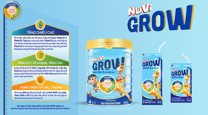 Sữa Nuvi Grow
