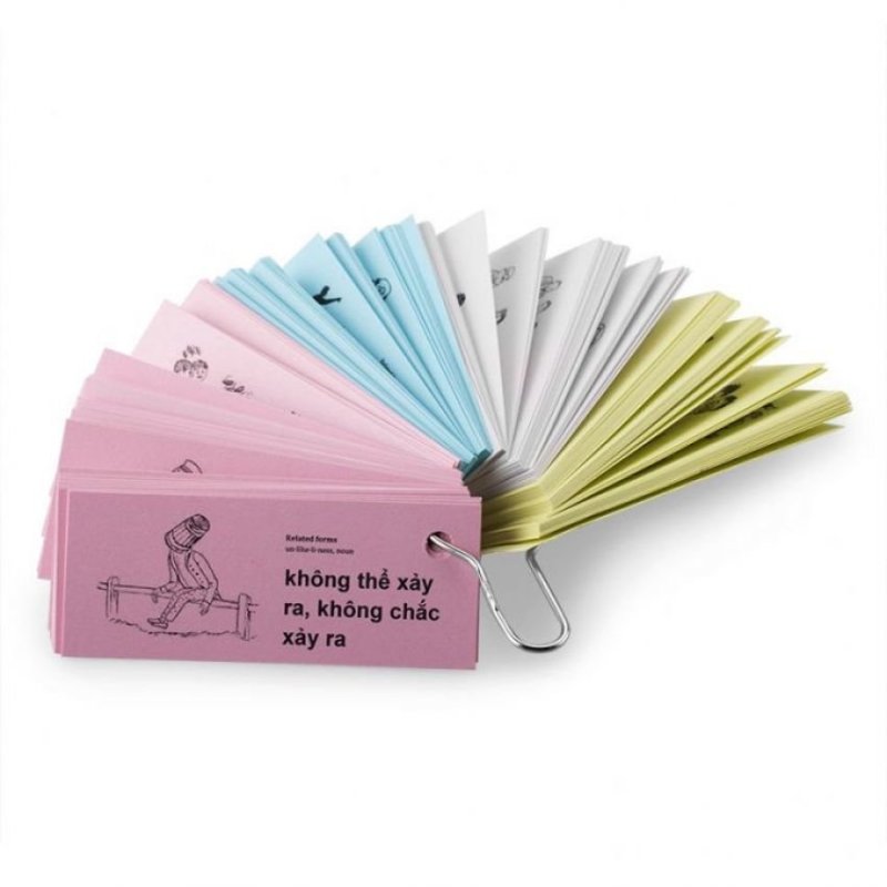 Mua 3420 từ vựng hay được kiểm tra trong bài thi toeic Flashcard Oxford
F08