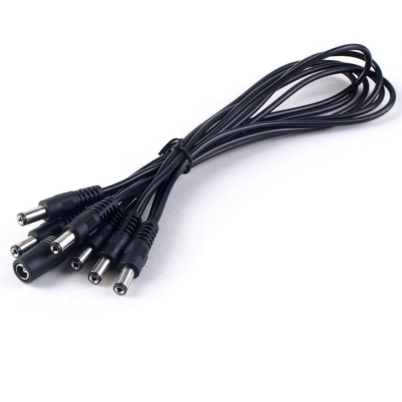 9V DC 1A 6 Way Electrode Guitar Effect Pedal Daisy Chain Power
Supply Cable Hot - intl