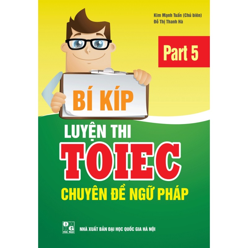 Mua Bí kíp luyện thi TOEIC chuyên đề ngữ pháp part 5 + sổ tay (kim tuấn)