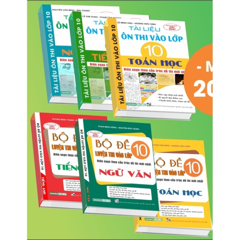 Mua Bộ Sách Ôn Thi Vào Lớp 10 - Toán, Văn, Anh
