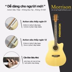 Địa Chỉ Bán Đàn Guitar Morrison MGW 405NA + bao 3 lớp+ capo B701+pick AP100  