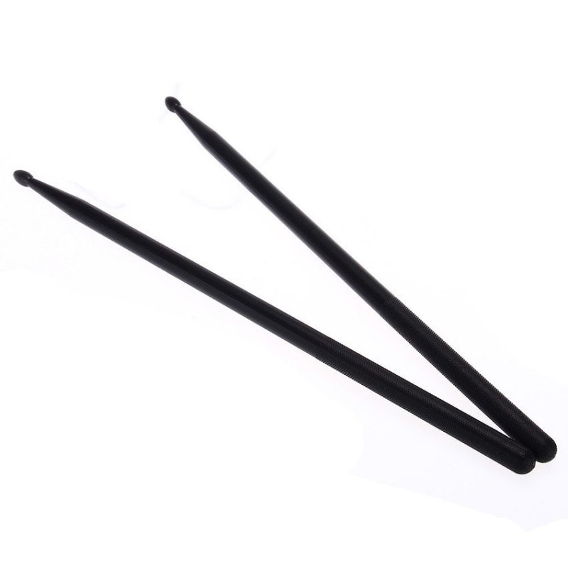 DHS Pair 5A Bass Drum Sticks Drumsticks Nylon Stick 38.5cm Black - intl