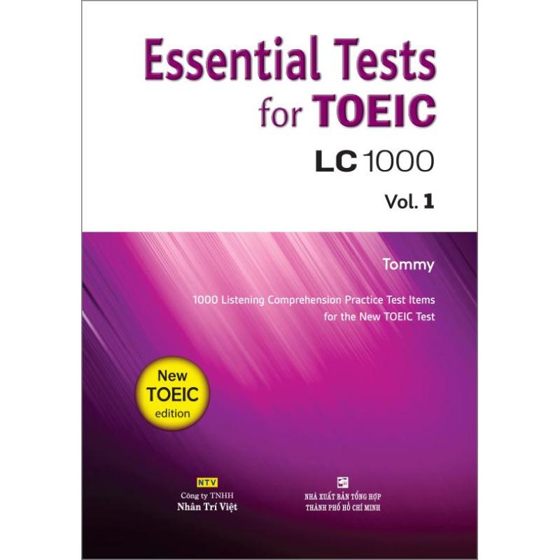 Mua Essential Tests for TOEIC: LC 1000 Vol. 1 (kèm CD)