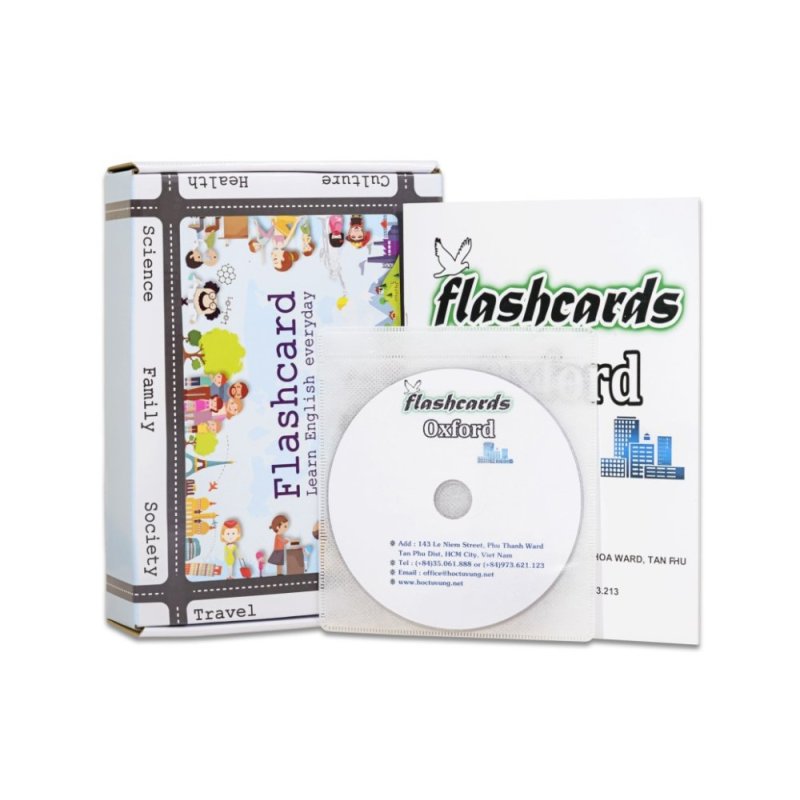 Mua Flashcard Oxford 3000 từ Tiếng Anh thông dụng nhất của Oxford kèm
DVD và sách hướng dẫn (mã 07AD)