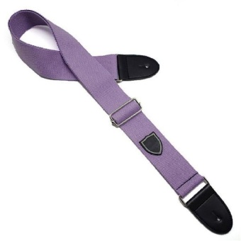 HLY Ukulele Colored Strap Cotton Instrument Ribbon(Purple) - intl