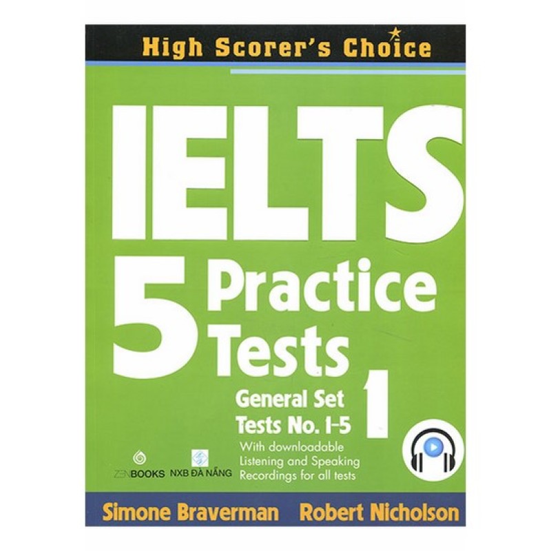 Mua IELTS 5 Practice Tests - General Set 1
