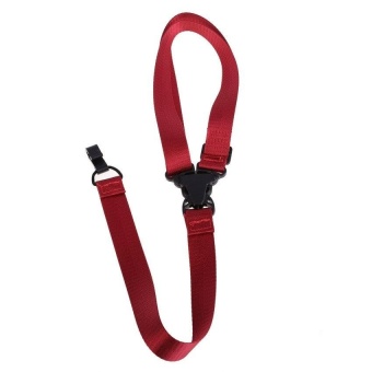 Mega Adjustable Ukulele Strap With Hook For All Size Ukuleles (Red) - intl