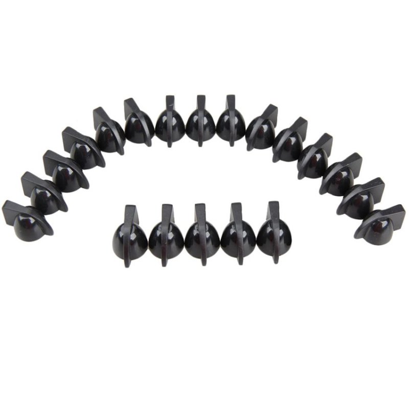 MEGA Black Vintage Guitar Bass Amplifier Amp Knobs - intl