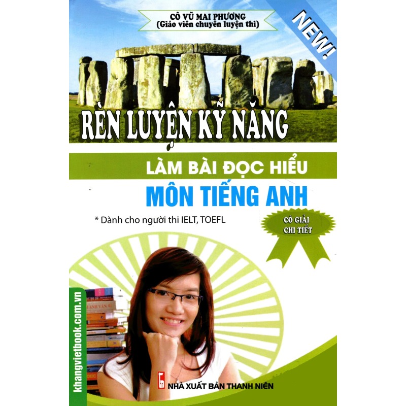 Mua Rèn Luyện kỹ năng làm bài đọc hiểu môn tiếng anh ( Cô Mai Phương) + Sổ tay