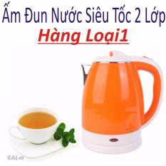 Địa Chỉ Bán ẤM SIÊU TỐC 2 LỚP CÁCH NHIỆT SIÊU TỐT AN TOÀN TIỆN LỢI ( MÀU CAM ) LOẠI 2 LÍT Shop giá tốt Hà Nội