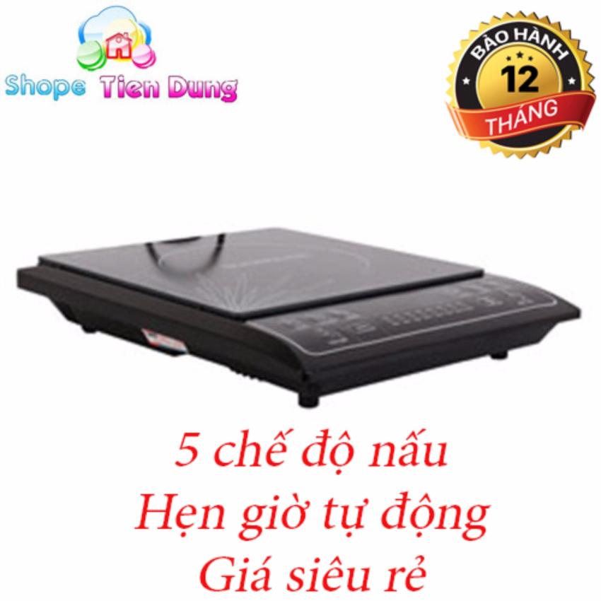 Hình ảnh bếp từ rẻ, bếp từ nấu lẩu - Bếp điện từ cơ cao cấp, tiện dụng 2000W, Giá rẻ bất ngờ, Chất lượng đảm bảo bởi Shope Tien Dung